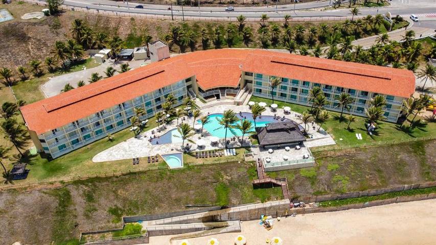 Pousadas para 2 pessoas, com vista e jardim e ainda piscina infantil, com animais de estimação em Praia de Ponta Negra