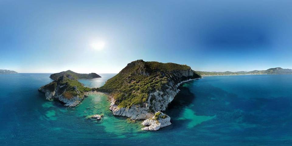 Διαμερίσματα διακοπών για 6 άτομα, με Μπαλκόνι και Ταράτσα καθώς και Κήπο και Θέα στον Άγιο Γεώργιο