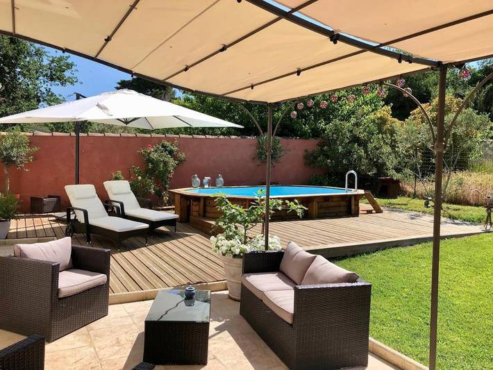 Maison d’hôte pour 2 personnes, avec jardin ainsi que vue et piscine à Pernes-les-Fontaines - 4