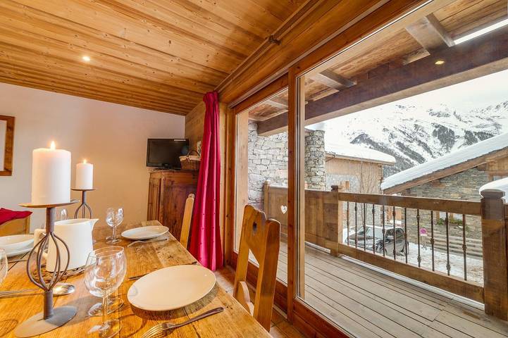 Chalet pour 4 personnes, avec terrasse et balcon/terrasse à Sainte-Foy-Tarentaise - 2