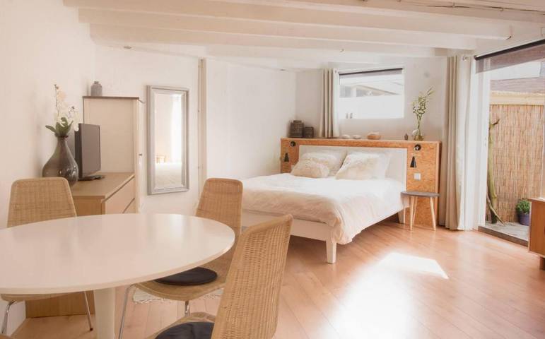 Strandhuisje voor 3 personen, met terras in Zandvoort