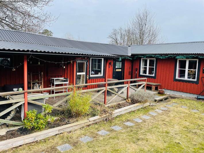 Ferienhaus für 6 Personen, mit Balkon und Garten, mit Haustier