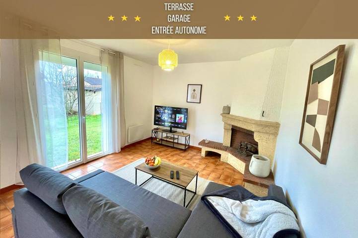 Location de vacances pour 6 personnes, avec jardin à Saint-Lys