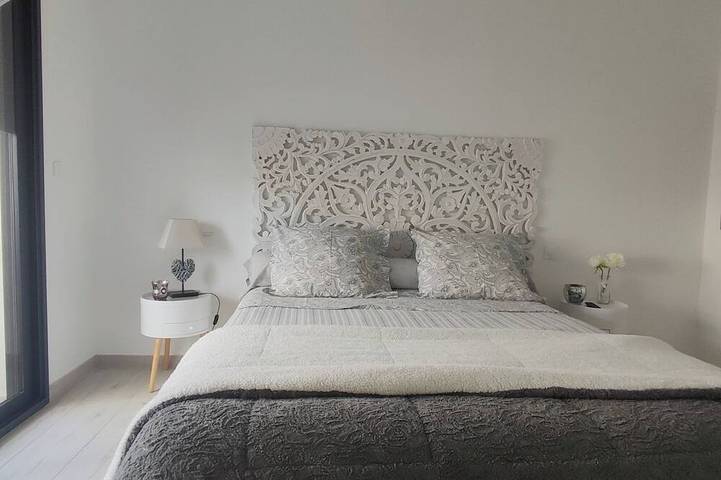 House for 6 people, 3 bedrooms, 2 bathrooms, 3 WCs, swimming pool, air conditioning and mosquito nets. in Perpiñán, Costa mediterránea (Francia)