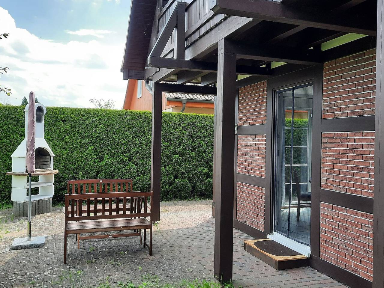 Ganze Ferienwohnung, Ferienhaus Wilhelmine Ferienwohnungen mit Garten & Grill - Fewo Eg in Mölschow, Usedomer Norden