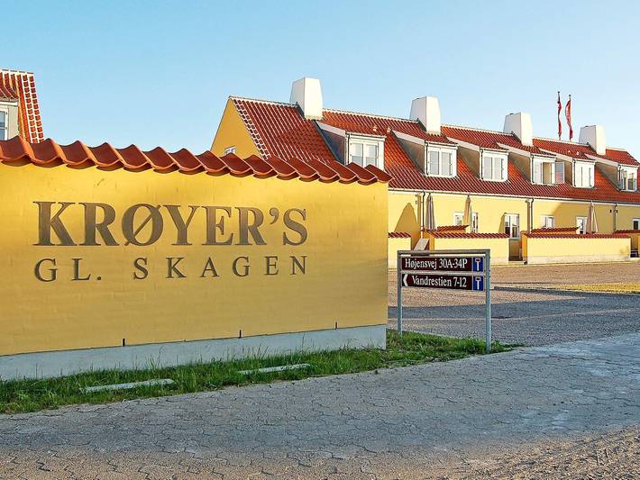 Ferieleilighet for 2 personer, med Terrasse og Badebasseng i tillegg til Sauna i Skagen