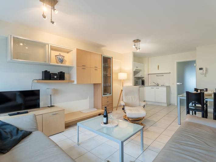 Vakantiewoning voor 4 personen, met balkon en uitzicht in West-Vlaanderen