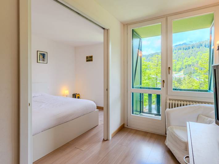 Ferienwohnung für 4 Personen, mit Balkon und Ausblick in St. Maria im Pein