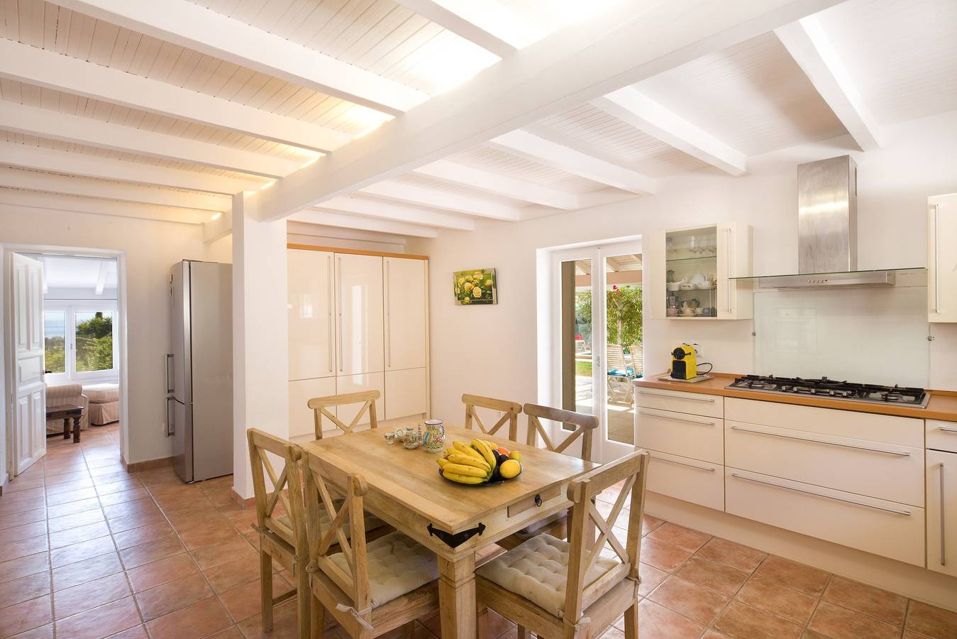 Altes Olivenpressen-Ferienhaus mit Meer- und Bergpanorama, Wlan in Korfu