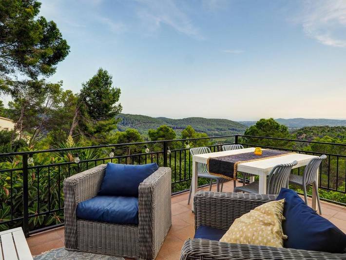 Casa rural para 5 personas, con jardín además de balcón y piscina en San Pedro de Ribas - 3