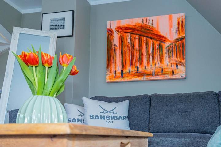 Ferienwohnung für 4 Personen, mit Garten und Sauna, kinderfreundlich auf Sylt