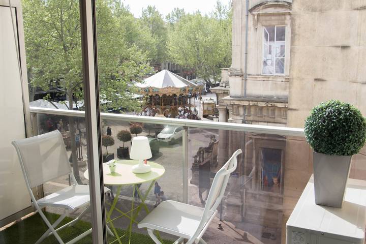 Appartement de vacances pour 8 personnes, avec Balcon