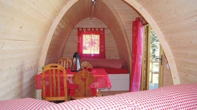 Holz-Iglu in Sent, Unterengadin