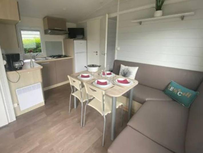 Mobil home pour 4 personnes, avec Piscine à Saint-Molf - 4