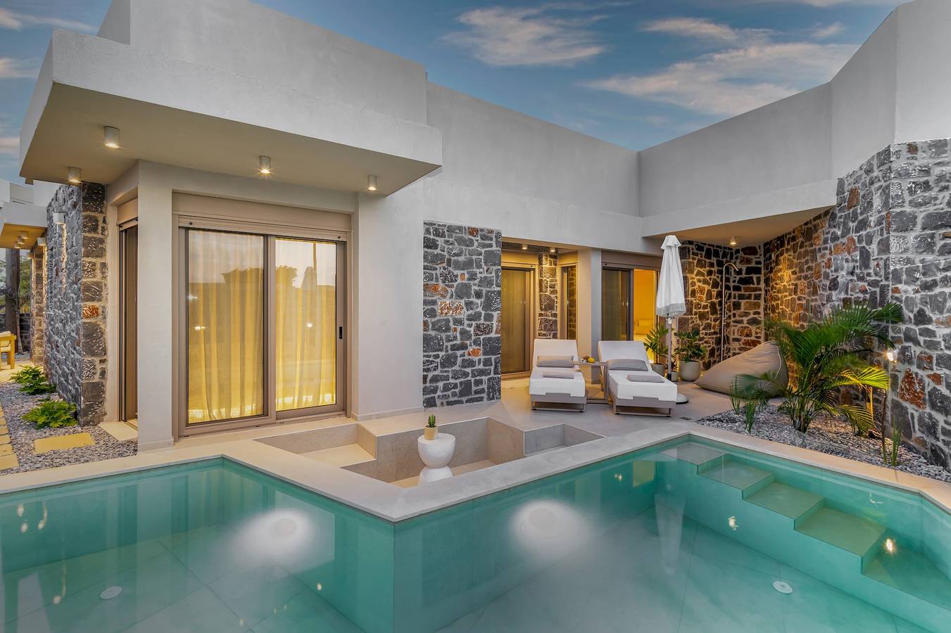 Villa für 4 Personen mit Garten in Malia, Iraklio-Heraklion und Umgebung