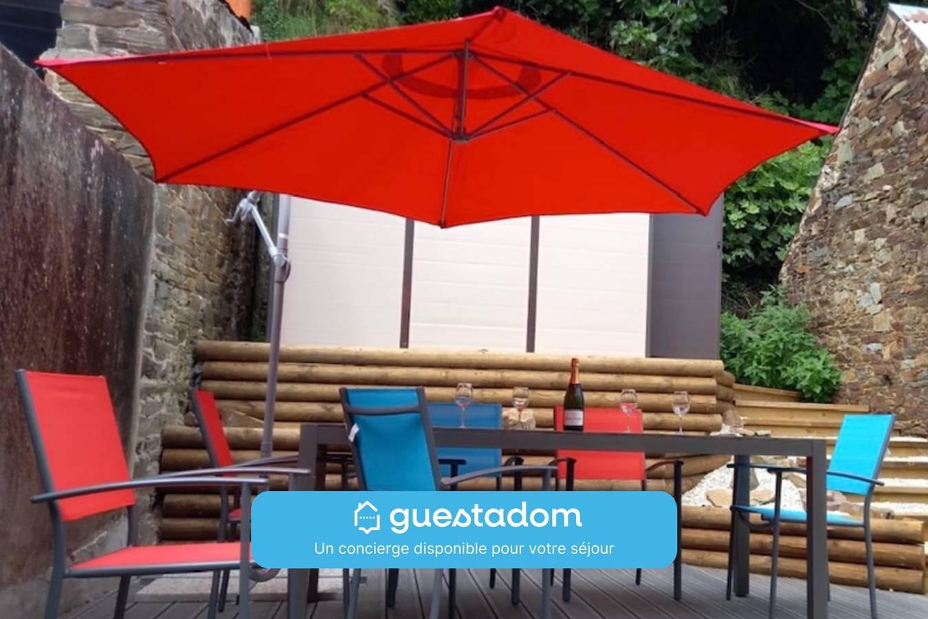 Ganze Wohnung, Ferienwohnung für 4 Personen mit Terrasse in Cancale, Mont-Saint-Michel-Bucht