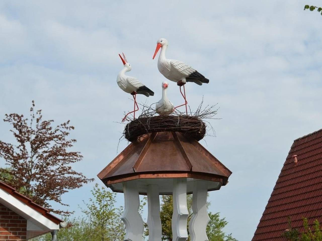 Storchennest in Wiefelstede, Ammerland