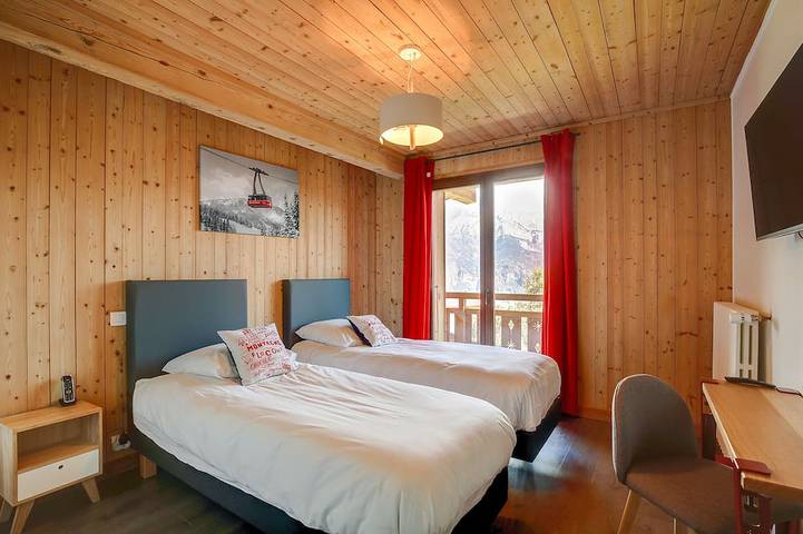 Chalet pour 43 personnes, avec jardin et sauna, animaux acceptés à Cordon - 3