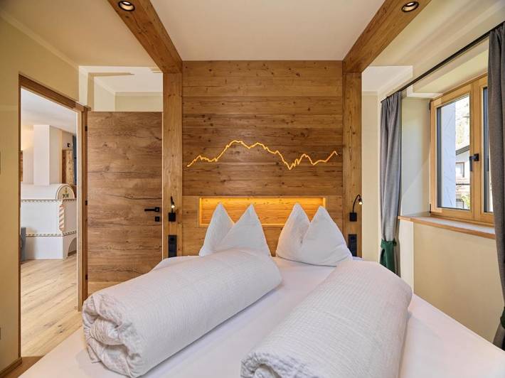Ferienhaus für 6 Personen, mit Balkon und Terrasse sowie Garten und Sauna in Sexten