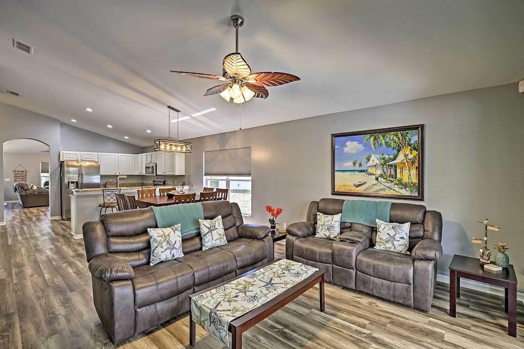 Modern Beach Retreat w/ Pool, Hot Tub, & Patio! in Iona, Southwest Florida