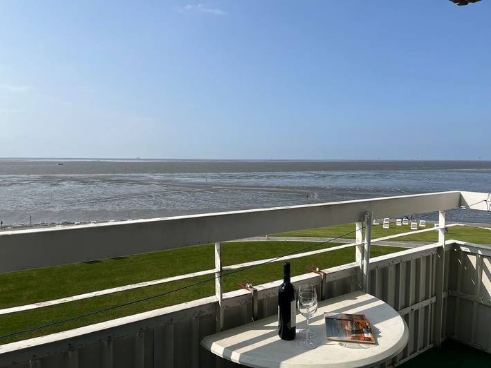 Ferienwohnung für 3 Personen, mit Balkon an der Nordsee