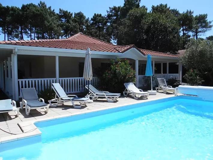 Villa pour 8 personnes, animaux acceptés dans Lac de Lacanau