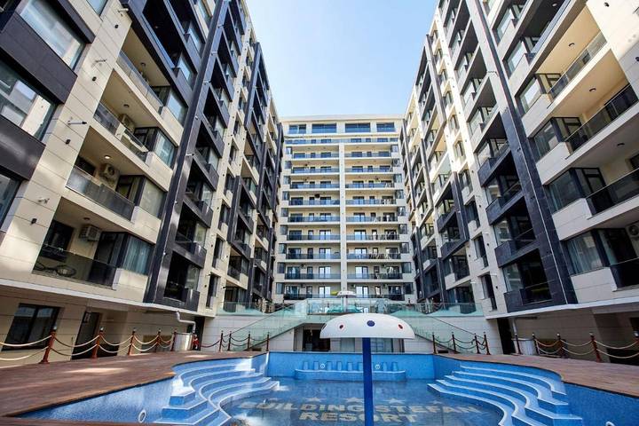 Appartement de vacances pour 3 personnes, avec Balcon et Piscine