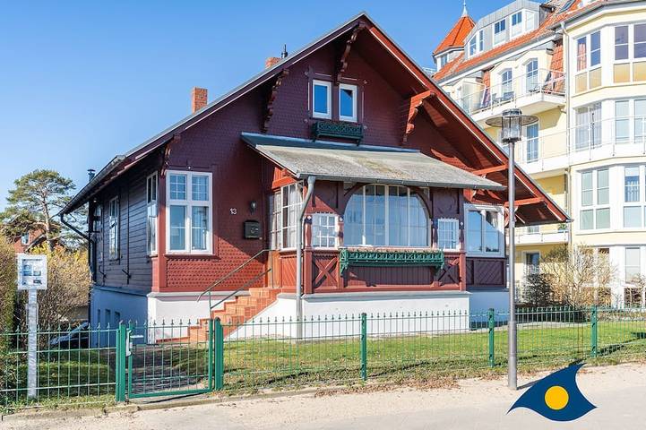 Ferienhaus mit meerblick für 4 Personen, mit Garten