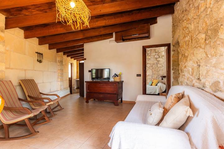 Ferienhaus "Es Colomer" mit Bergblick, Gemeinschaftspool und Wlan in Petra (Mallorca), Mallorca Inselmitte