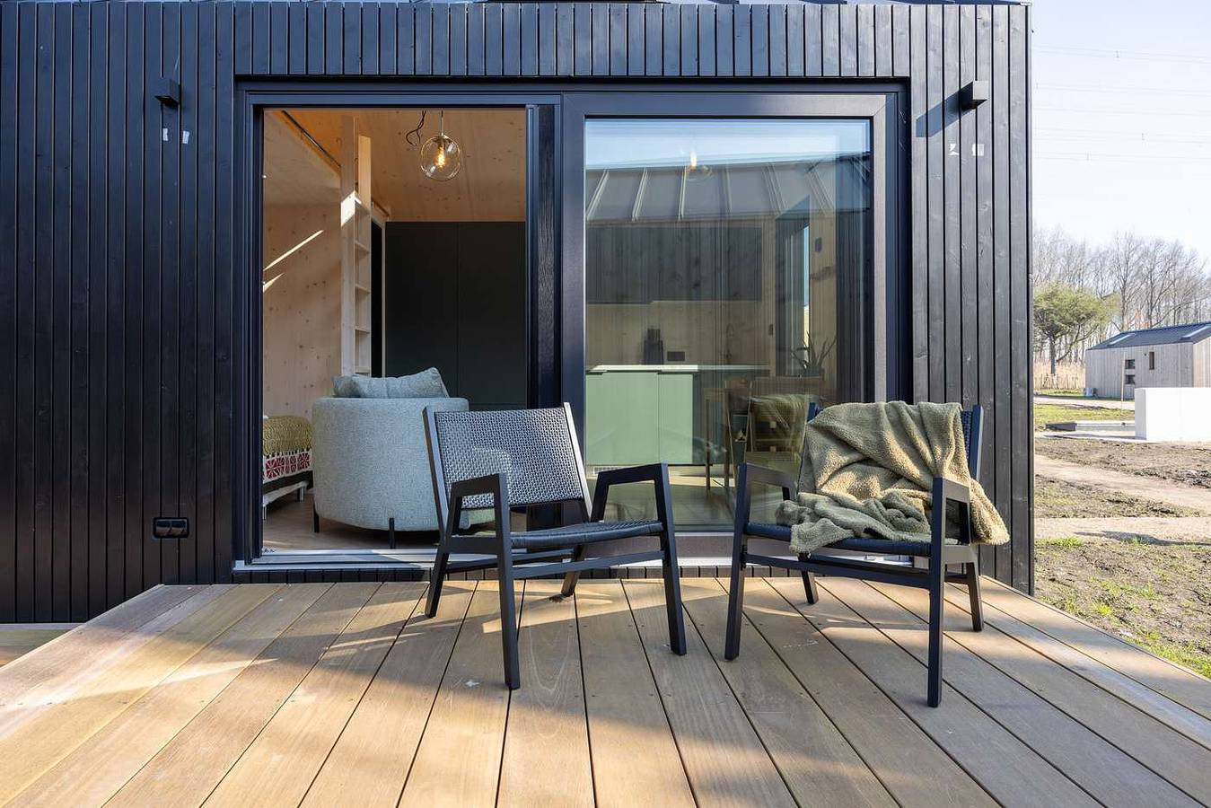 Blockhütte für 2 Personen mit Garten in Oud Ade, Südholland