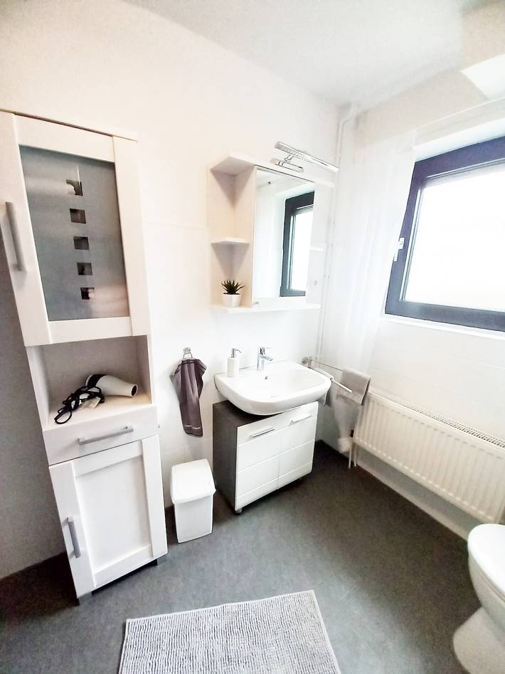 Ferienwohnung für 4 Personen, mit Balkon und Terrasse sowie Garten