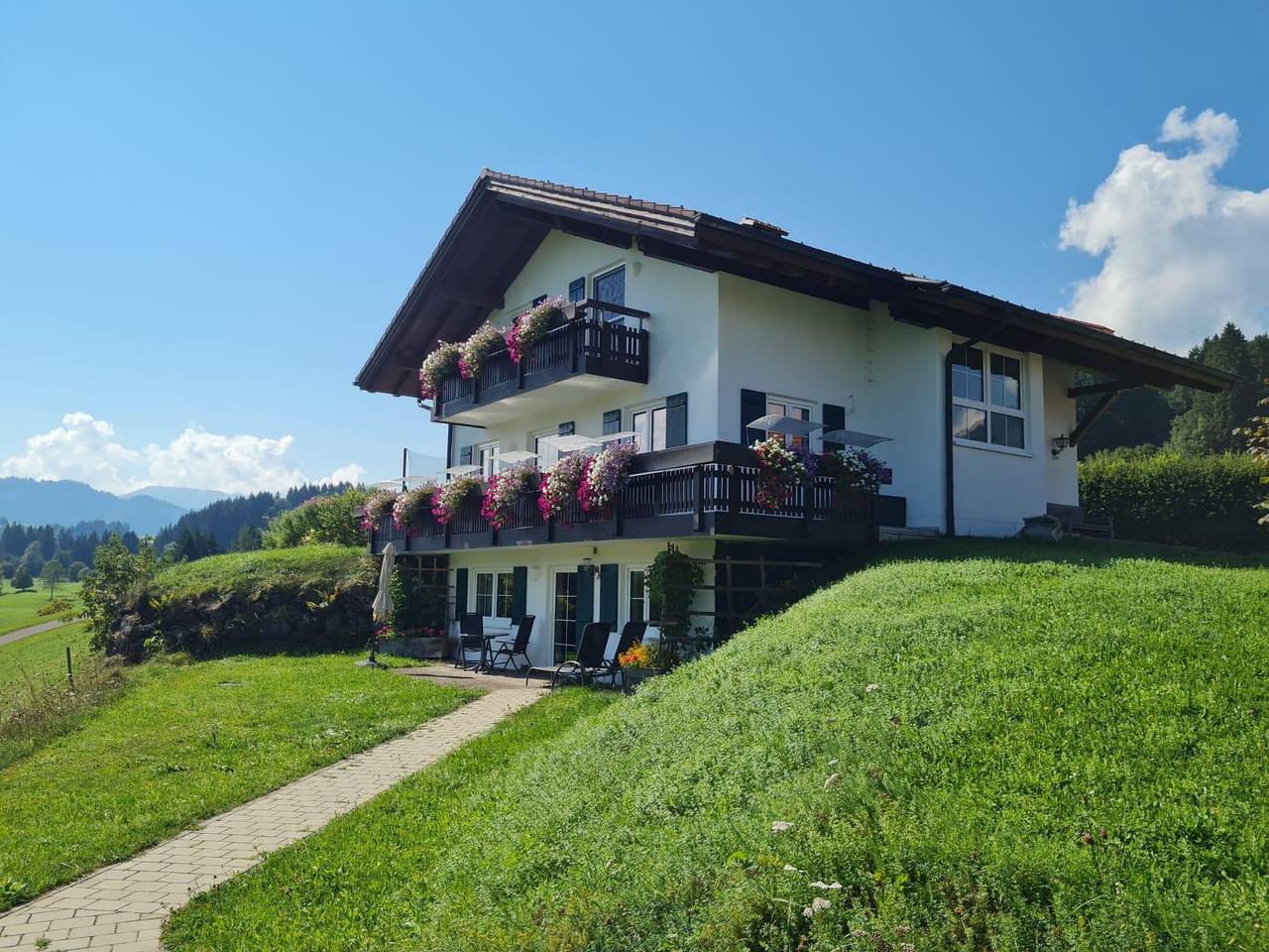 Ganze Ferienwohnung, Ferienwohnung Traumblick in Bolsterlang, Bayerisch Schwaben