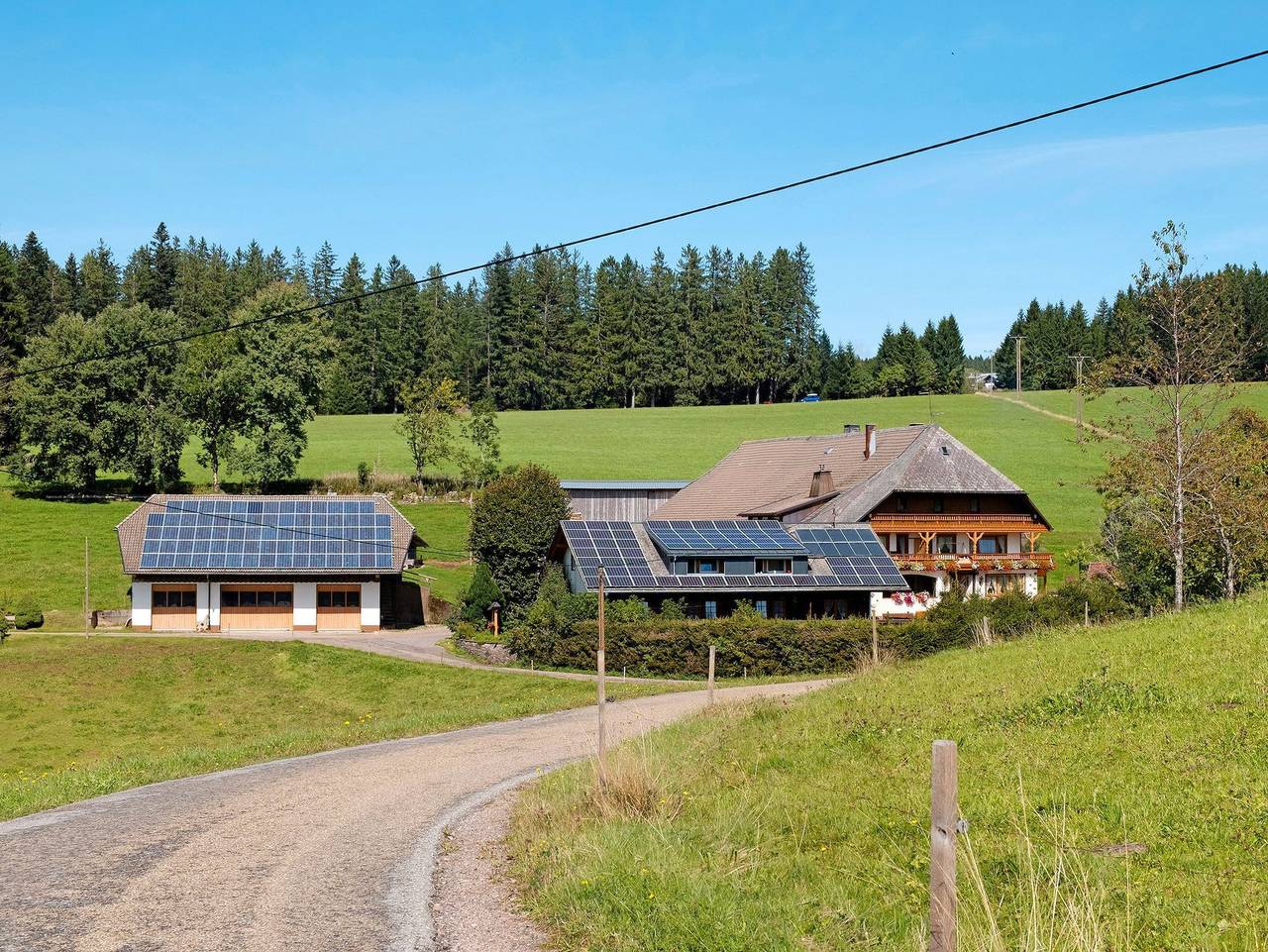 Willmannshof - Doppelzimmer mit Duschbad in Furtwangen, Südschwarzwald
