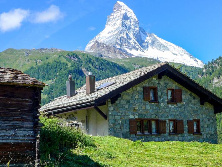 Ferienwohnung für 2 Personen, mit Terrasse im Wallis