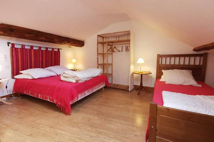 Maison de vacances pour 13 personnes, avec jardin