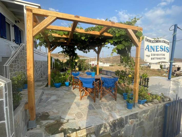 Maison d’hôte pour 2 personnes, avec vue ainsi que jardin et terrasse dans Sérifos