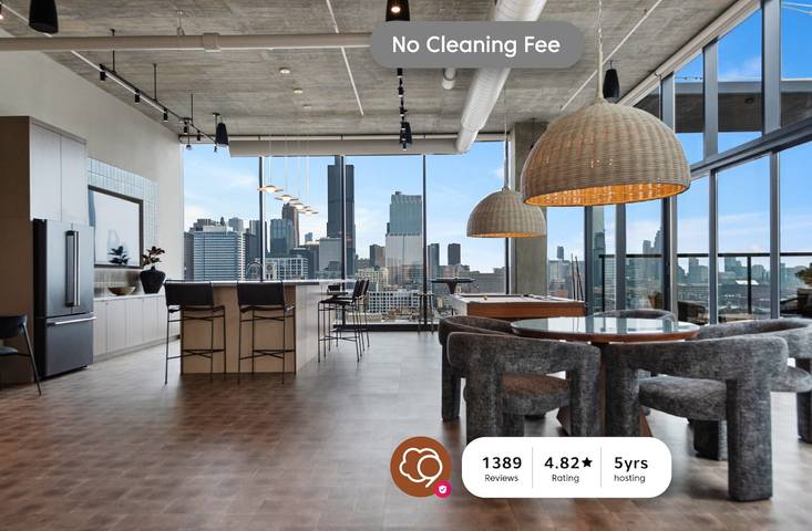 Vacation rental for 5 people, child-friendly in Chicago
