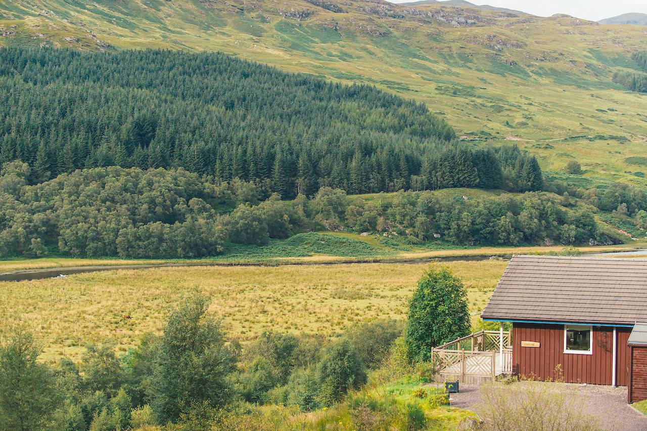 Kingfisher Lodge with sensational loch views in Stirling und Umgebung