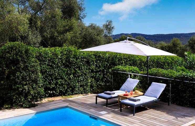Location de vacances pour 4 personnes, avec jardin ainsi que piscine et terrasse à Sotta - 3