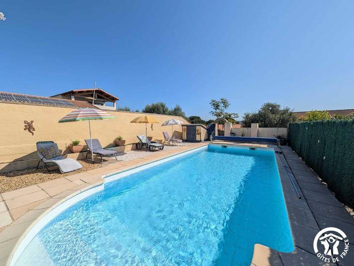 Gîte pour 4 personnes, avec Jardin et Piscine