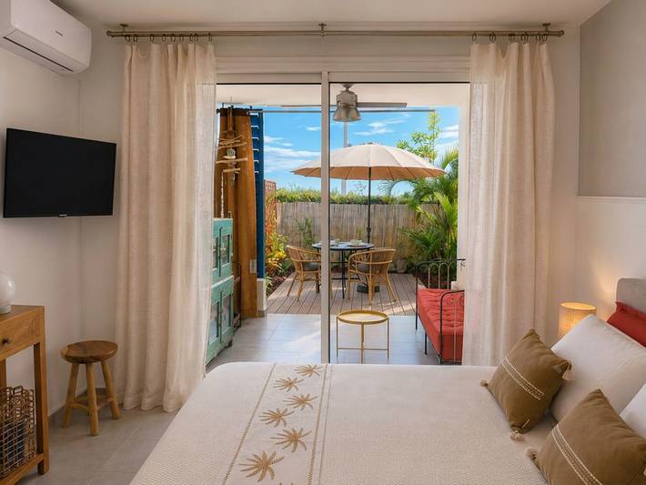 Appartement entier, Studio climatisé, parking - 2 pers. à La Réunion in La Saline les Bains, Saint-Paul (Réunion)