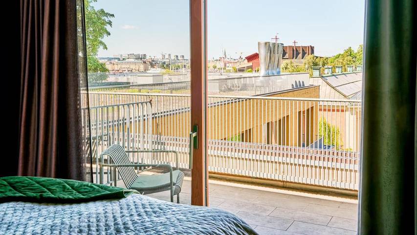 Hotell för 4 Personer, med balkong och utsikt i Östermalm
