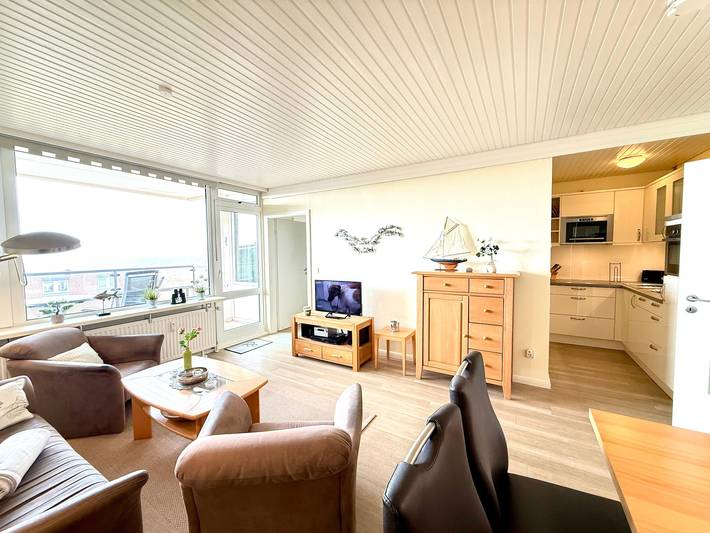 Ferienwohnung für 5 Personen, mit Sauna und Pool sowie Balkon in Wyk auf Föhr (Stadt) - 2