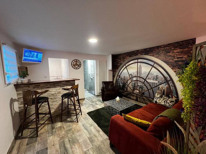 Appartement de vacances pour 2 personnes, avec Terrasse et Jardin