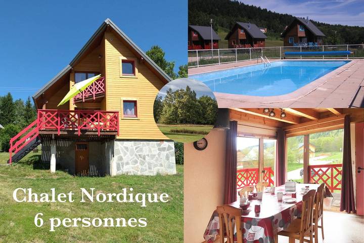 Maison pour 6 personnes, avec Jardin et Bassin pour enfant à Les Déserts