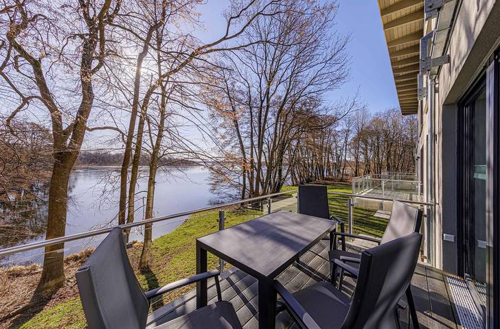 Ferienwohnung für 4 Personen, mit Garten und Seeblick sowie Sauna in Krakow am See - 3