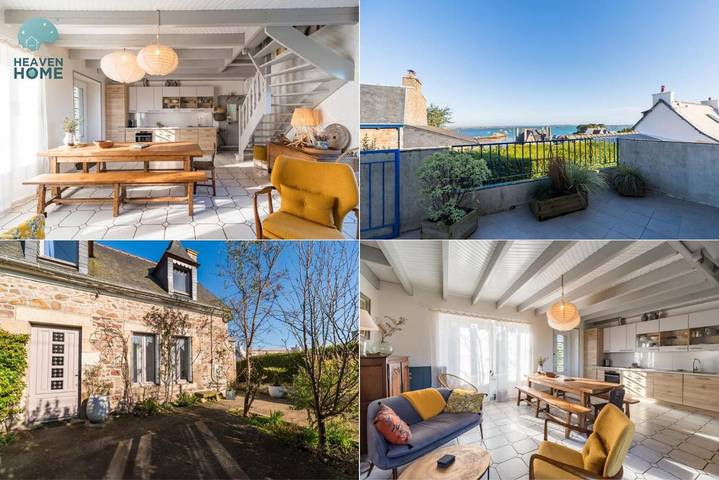 Maison d’hôte pour 4 personnes, avec vue ainsi que balcon et jardin