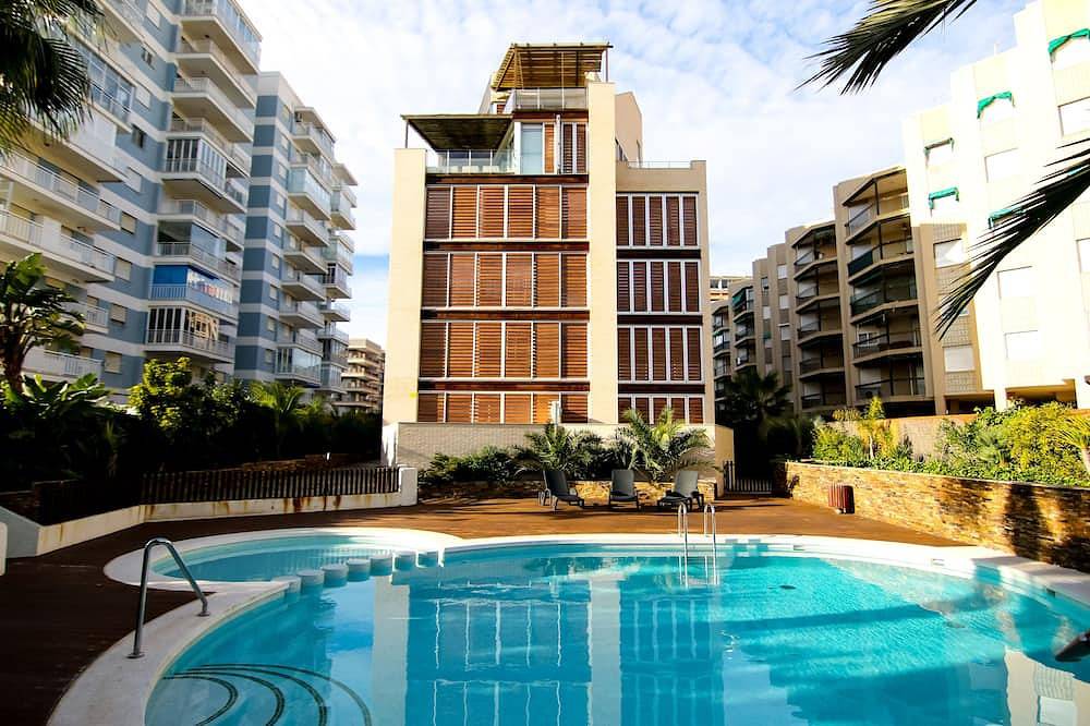 Aanbieding Luxe appartementen Villa Pepita 1e lijn strand in Benicasim, Costa del Azahar