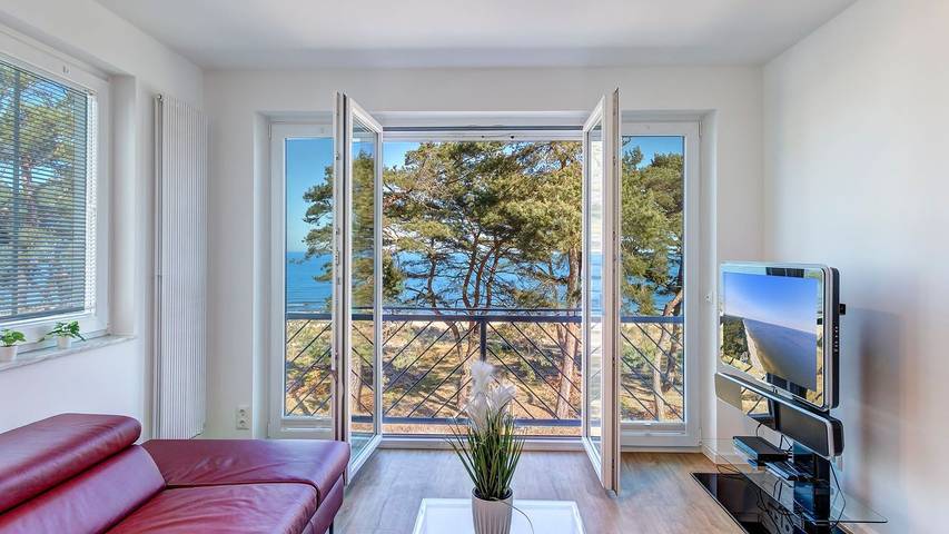 Ferienhaus mit Meerblick für 6 Personen, mit Balkon in Drei Kaiserbäder