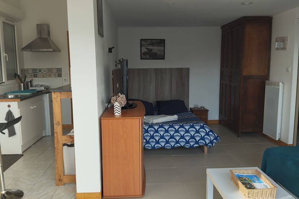Ganze Wohnung, Gite Le Palmier, sea view beach 300 m in Berneval-le-Grand, Dieppe und Umgebung